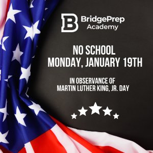 No School in Observance of Martin Luther King Jr. Day